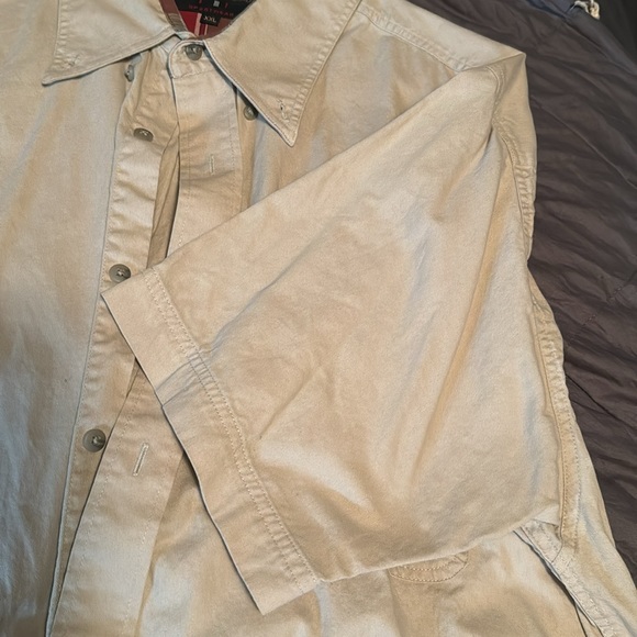 Tan button down - Picture 3 of 3